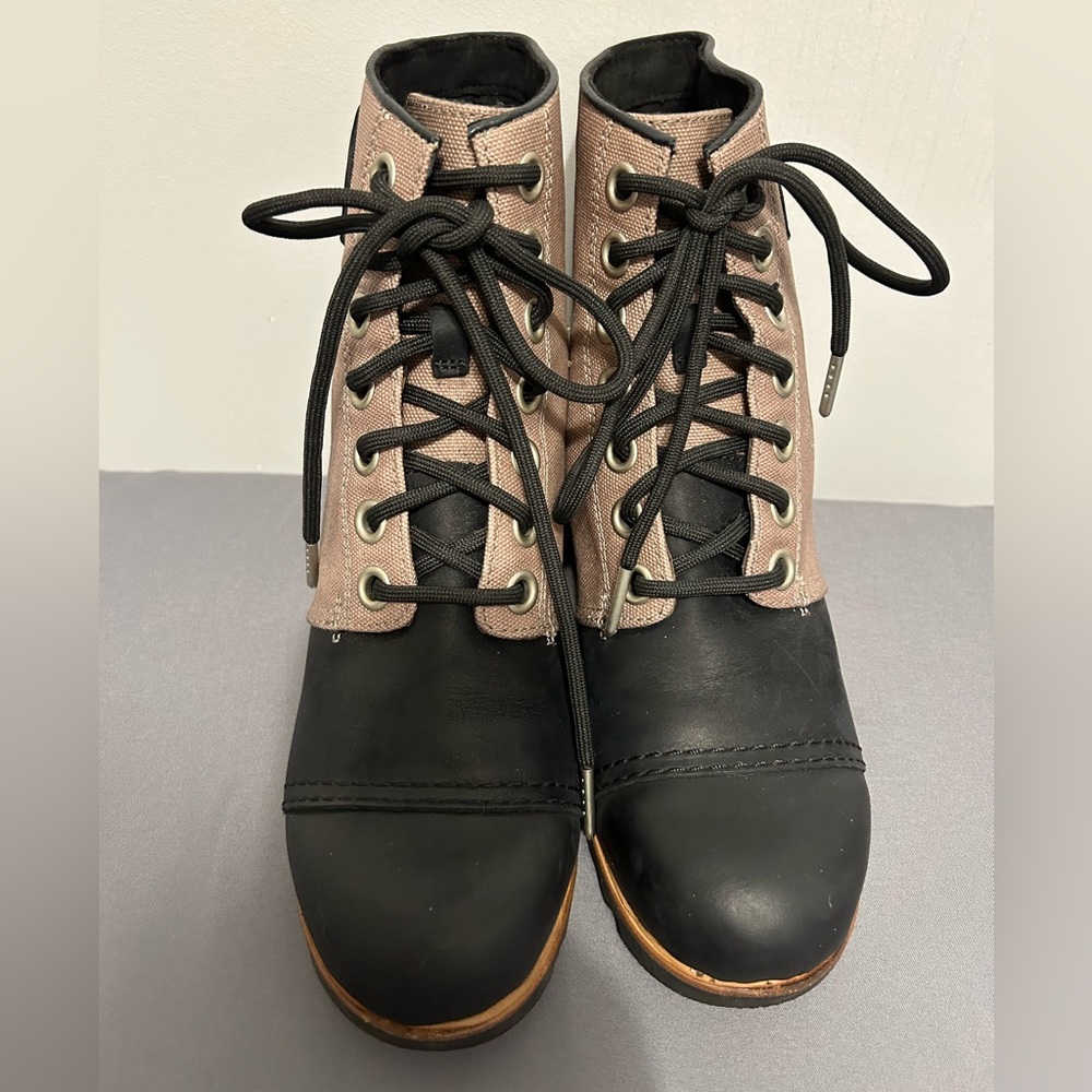Sorel Shoes Women 1964 Premium Wedge Boot Leather Elk Waterproof Bootie Laced